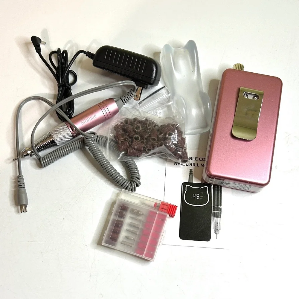 Pink Professional Nail Drill File 45000RPM